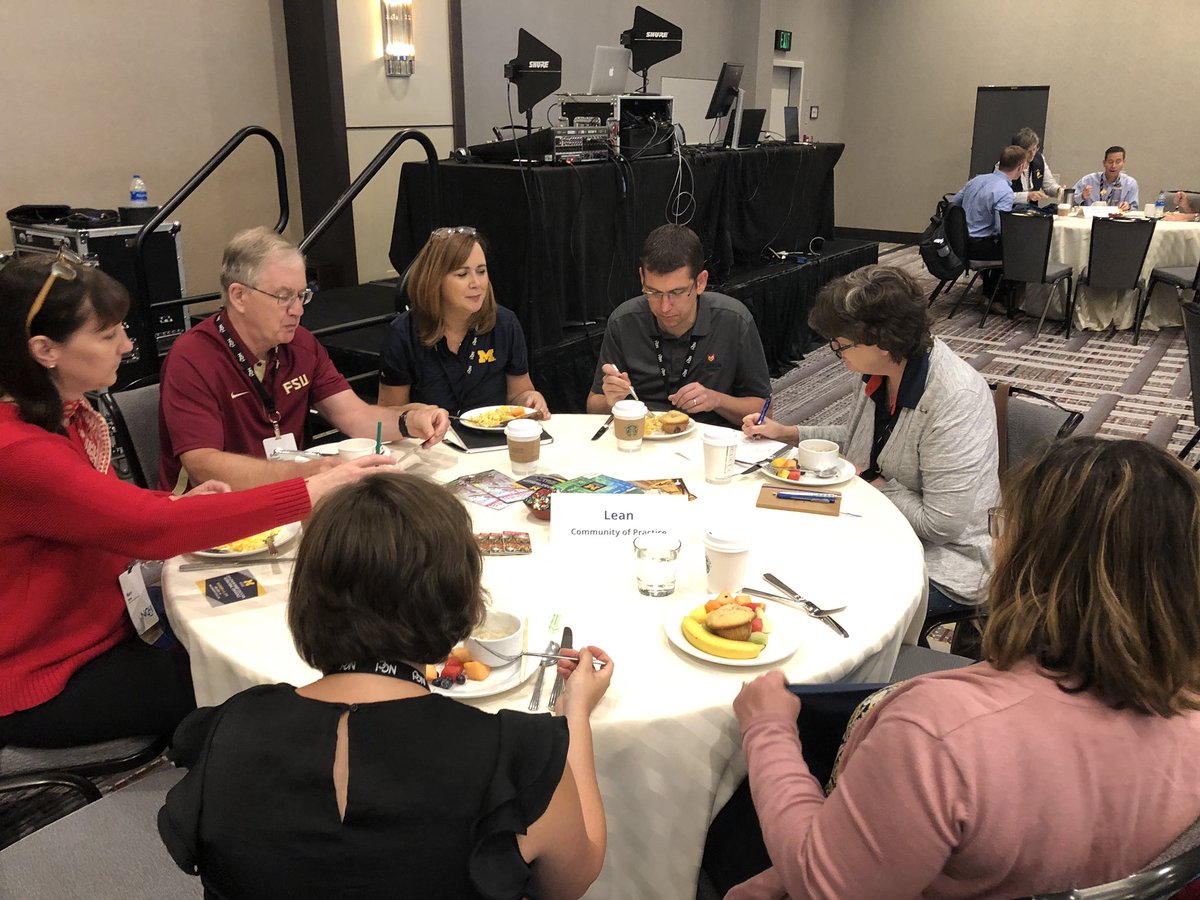 Lots of great conversations happening in the communities of practice. And a new one has emerged- OD Consulting! #NCCI2019