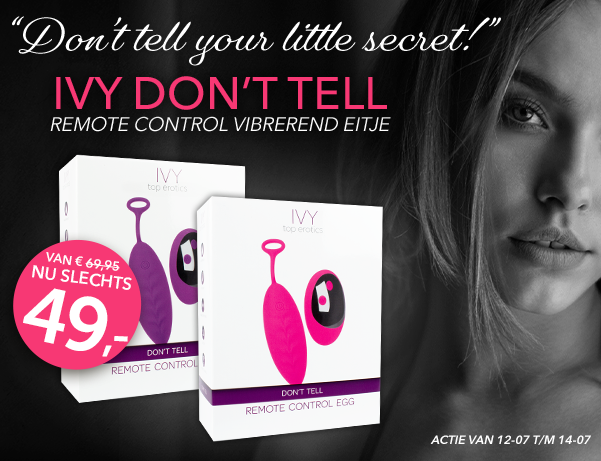 Miranda_NL's tweet photo. Don't tell your little secret!😉

Discreet genieten kan met de Ivy Don't Tell Remote Control Vibrerend Eitje en dit weekend bestel je de Ivy Don't Tell voor slechts €49,-!

Deze actie is web only en geldig tot en met a.s. zondag, dus shop direct → https://t.co/q0SA6YUZjj https://t.co/0nc1AIgxc3