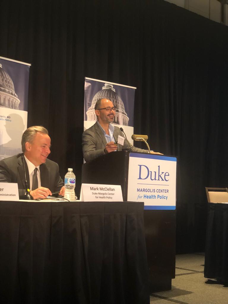Our own <a href="/NawarBakerly/">Nawar Bakerly</a> talking about safety in #RWEregulatory <a href="/dukemargolis/">Duke-Margolis</a>