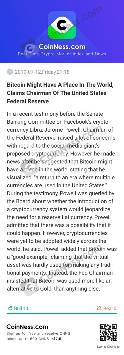 Youneverknow30's tweet photo. [Bitcoin Might Have A Place In The World, Claims Chairman Of The United States' Federal Reserve]

In...

https://t.co/oC6ypdKVaO https://t.co/io5w9wrcxW