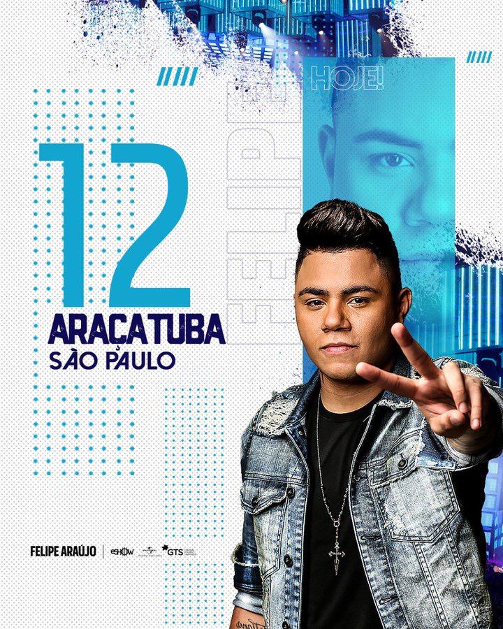 KerciaDuarte's tweet photo. Alô Araçatuba (SP), hoje tem Felipe Araújo, espero todo mundo pra fazer aquela festa! #FelipeAraujo #TourPorInteiro19
@felipearaujo_fa
@hospicio_fa 
#hospiciofa💥 https://t.co/qFYSuRaFRH
