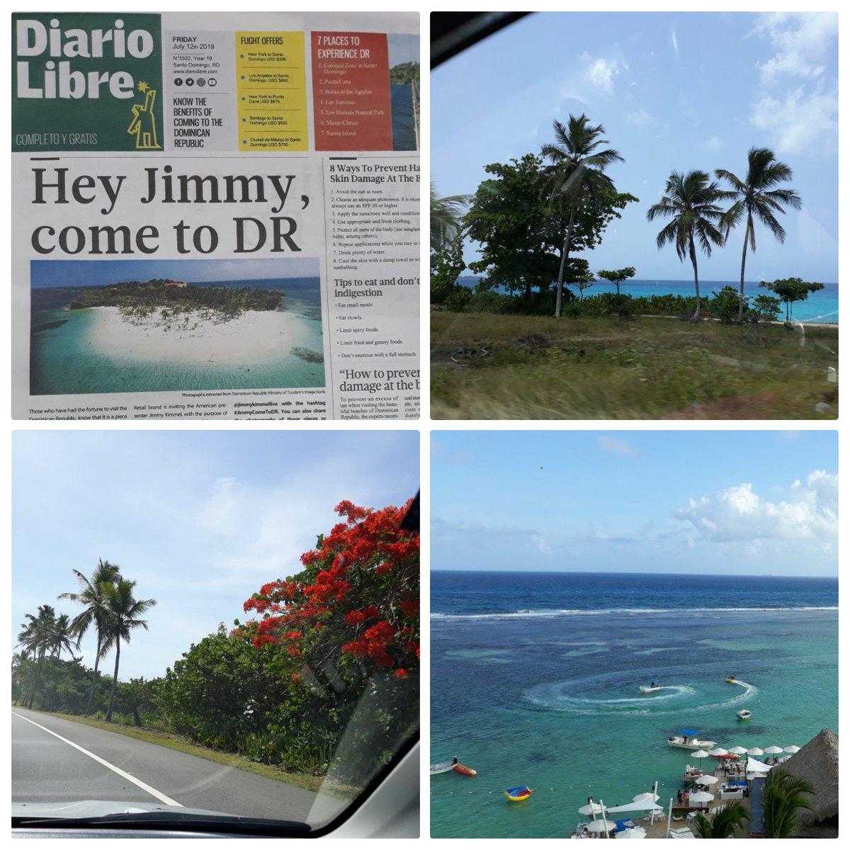 kirsyrichardson's tweet photo. #JimmyComeToDR Dominican Republic has it all! ❣ #EnjoyDR #LoBuenoNaMa @JimmyKimmelLive @DiarioLibre https://t.co/x0s64mzsWQ