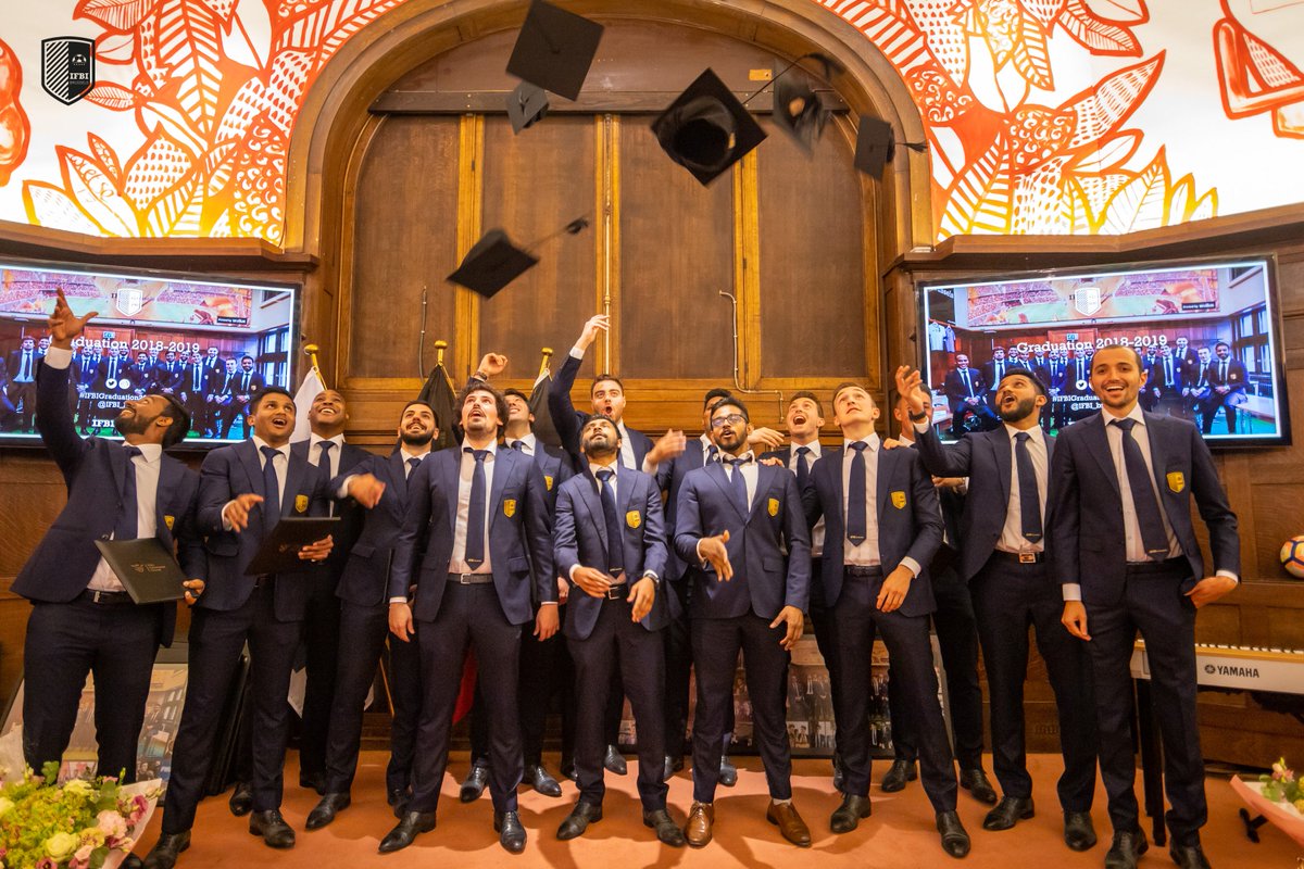 IFBI_Bru's tweet photo. Congratulations, class of '19! 💪🎓

#Graduation is an important milestone in everyone’s life, but for you, it's also the beginning of a future story in football business! 👏  @VUBrussel #proud #wethinkfootball #internationalbusinessinstitute #school #education https://t.co/QCj9jZAUKS
