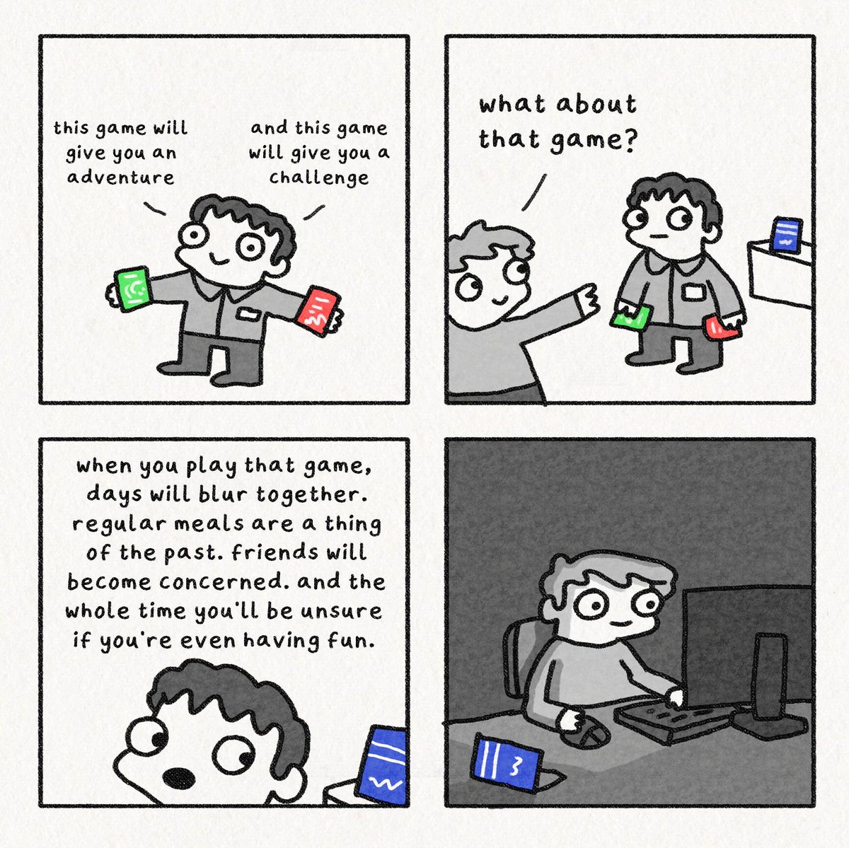 beige39_ben's tweet photo. Me choosing my next video game https://t.co/GFG4zNbuRM