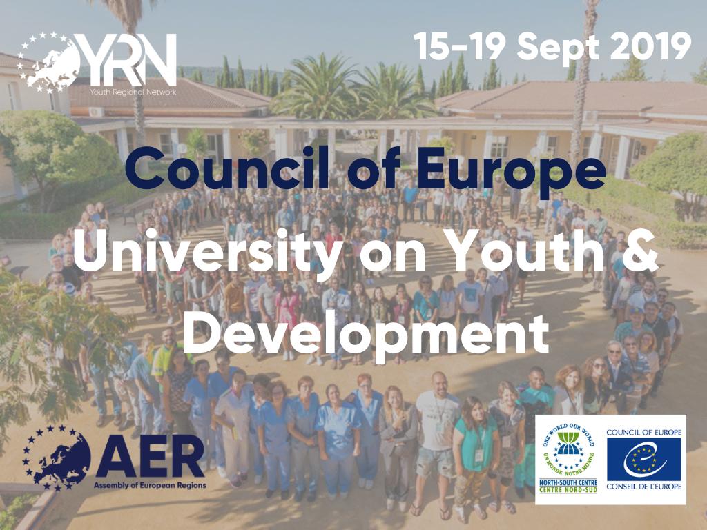The <a href="/YRN_aer/">YouthRegionalNetwork</a> autumn plenary will take place in the context of the <a href="/coe/">Council of Europe</a> <a href="/NSCentre/">North-South Centre of the Council of Europe</a> University on Youth and Development!

AER can bring 25 young representatives from our member regions - we're accepting applications until 26 July! 📝

Check our website ➡️ aer.eu/apply-now-for-…