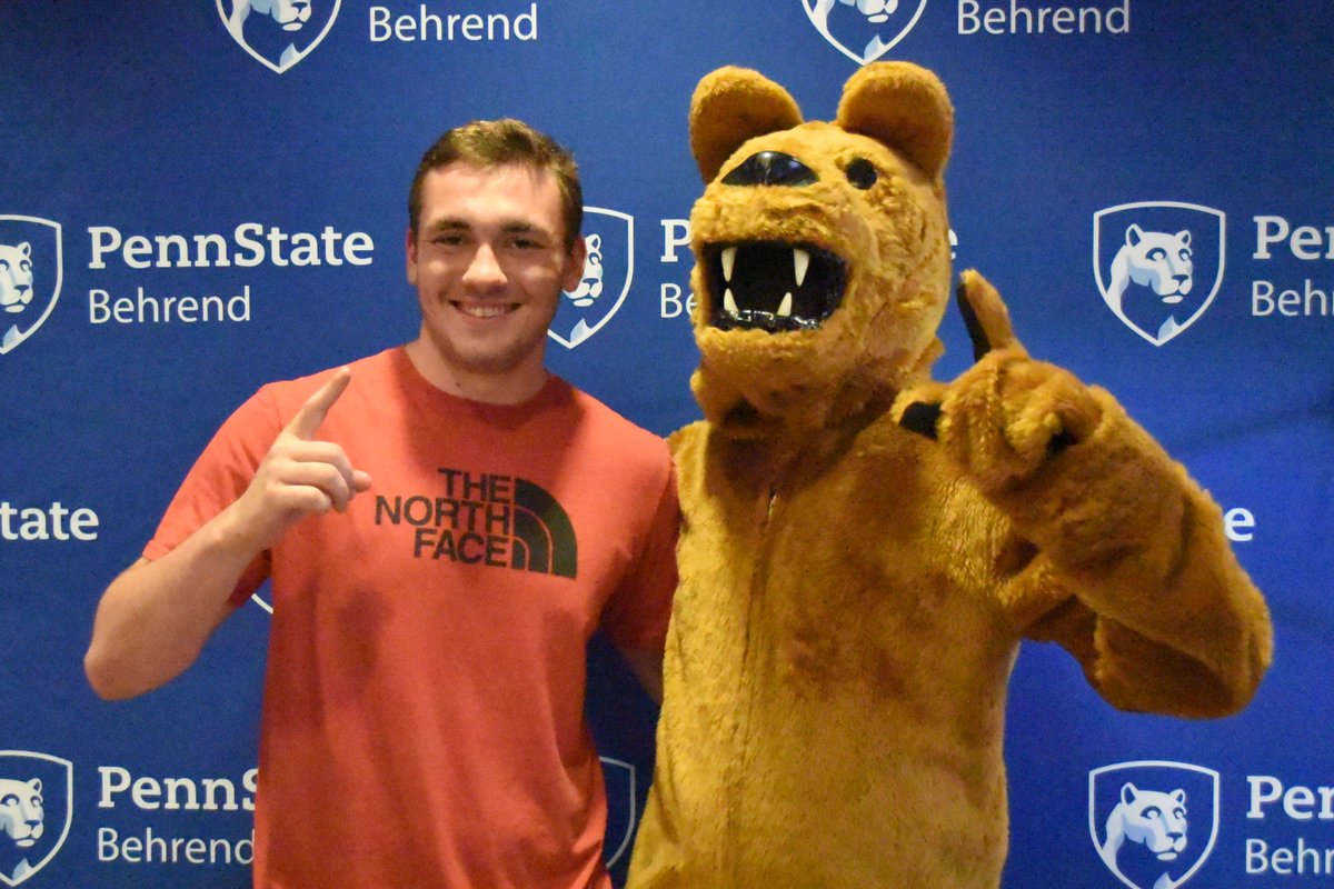 PSBehrend's tweet photo. It's one of our favorite times of the year! #WeAre so excited to welcome members of the Class of 2023 to campus! #BehrendBound FULL GALLERY: https://t.co/RKST8G1S1E https://t.co/Zs6VDmZCYz