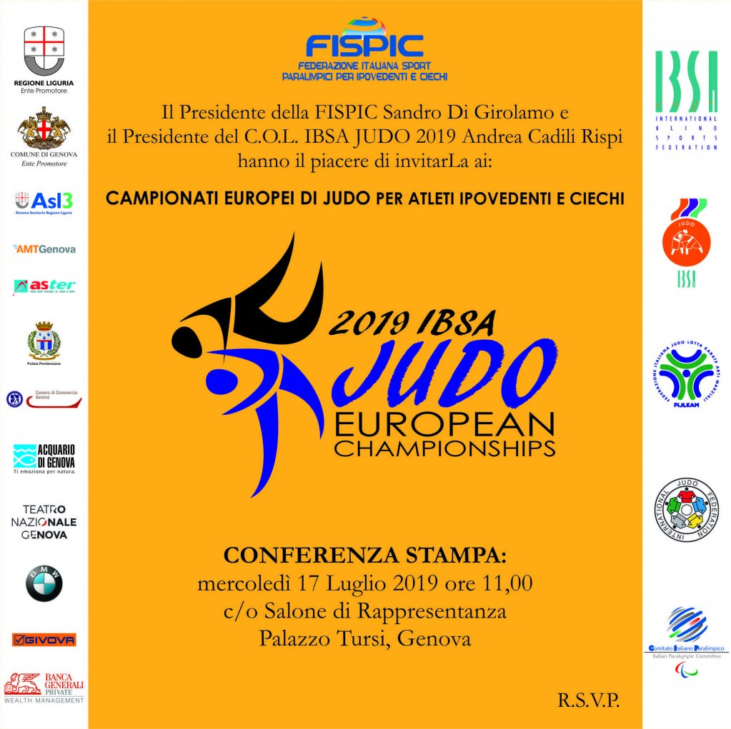 2019Ibsa's tweet photo. We are happy to announce to all of you the date of the IBSA Judo 2019 press conference. 
Siamo felici di annunciare a tutti voi la data della conferenza stampa di IBSA Judo 2019.
@IBSAJudo IBSA Judo FISPIC @Fispic_official https://t.co/rVY4864QWY