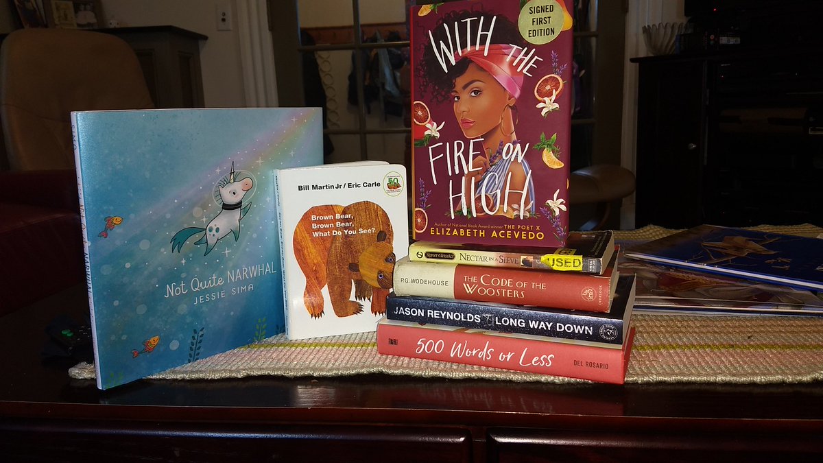 HPSHOLYOKE's tweet photo. HHS teacher Mary Brazeau, for sharing photos from your #buildyourstack and #yearof100books reading challenges. Let us know what you are reading this summer, and share your thoughts about the book at webmanager@hps.holyoke.ma.us #Lovingsummerlearning  @SzrikeHPS https://t.co/at9OqEMPaB