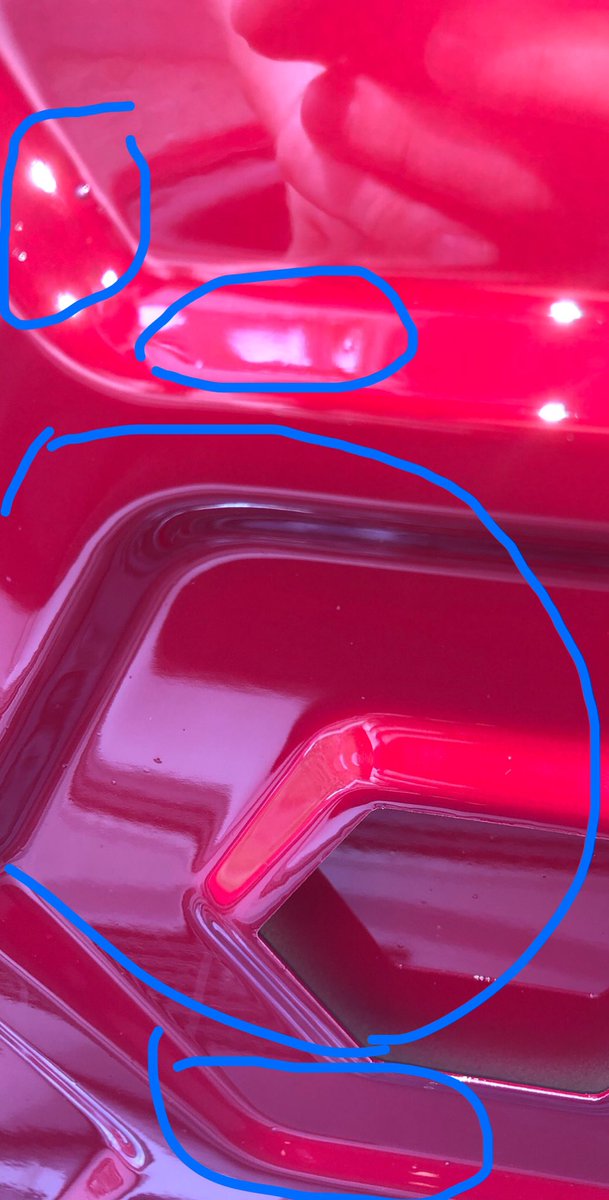 LikeImEscalade's tweet image. .@Tesla @elonmusk can someone pls explain to me how the SC wants me to send my brand new car to a body shop and downgrade/pay for a loaner out my own pocket for this? (will be over $1000 I’m sure).How TF did this leave the factory on a 96k CAD (after tax) car!? #TeslaPaintIssues