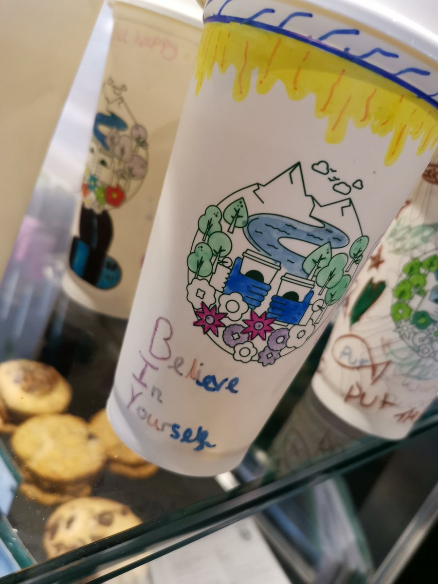 MindHEY's tweet photo. We're loving these hand crafted cups designed by children and young people from 3 local schools. They are on sale @HullThru with all proceeds helping us to support more people with their #mentalhealth. Thank you for the support! #Coffee https://t.co/YRyq8tA4jh