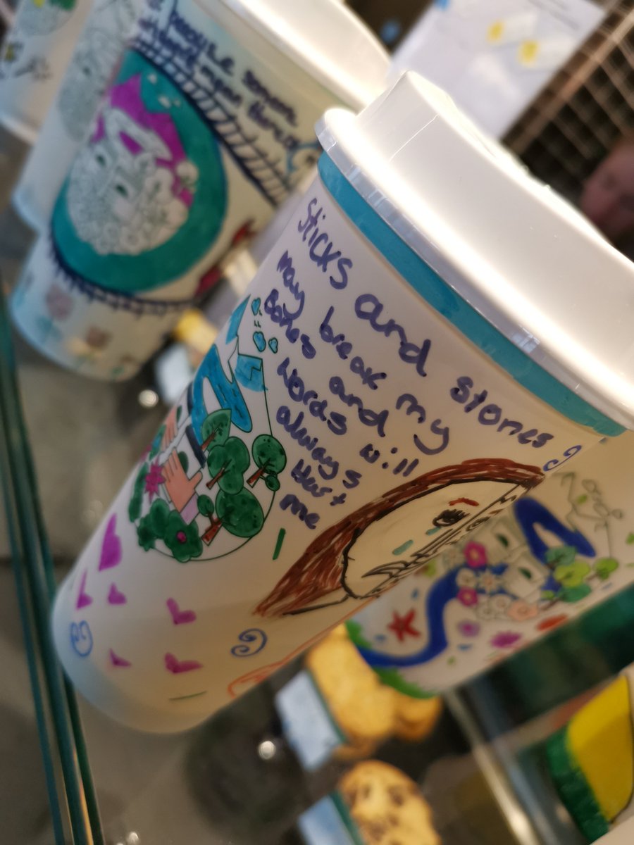 MindHEY's tweet photo. We're loving these hand crafted cups designed by children and young people from 3 local schools. They are on sale @HullThru with all proceeds helping us to support more people with their #mentalhealth. Thank you for the support! #Coffee https://t.co/YRyq8tA4jh
