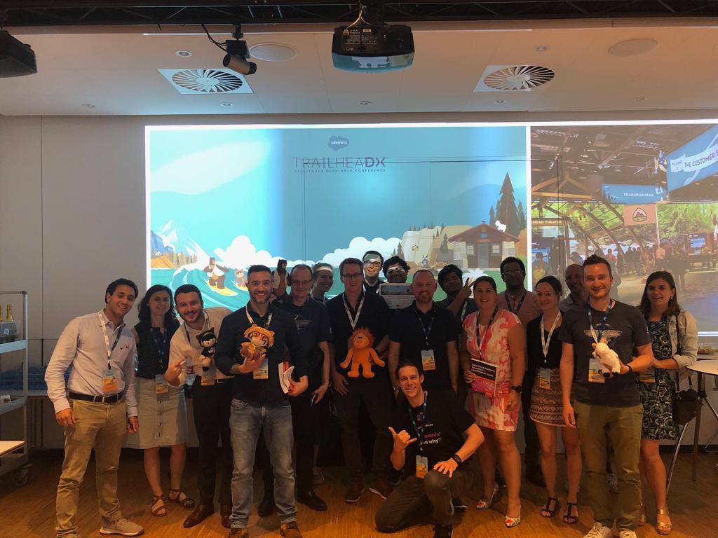 Celebrated my 10 years-of-<a href="/salesforce/">Salesforce</a>-milestone with "giving back" and presenting to the Belgian user community for the first time! ... Thanks Michaël @MichaelDeFeyter  and Robin for having me, it was a great experience! #TrailblazerCommunity #TDX19GG #practically10years