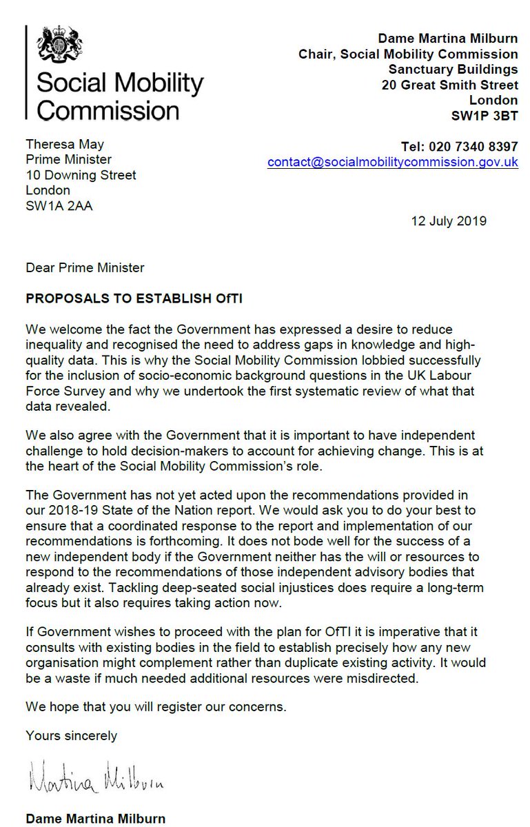 Social Mobility Commission tweet media