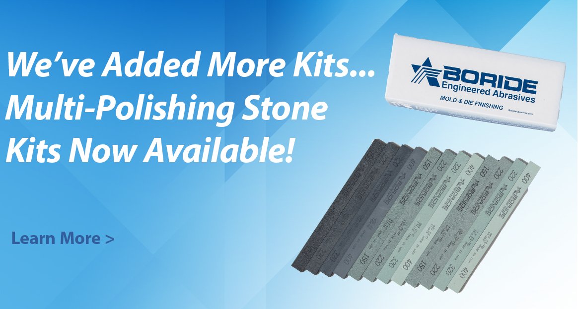 We've added even more polishing stone kits! Now you can try a variety of our made in the USA polishing stones in one convenient kit. Our Multi-Polishing Stone Kits are now available and offer a sample assortment of different stone types. 
ow.ly/cvBW50uZqcI