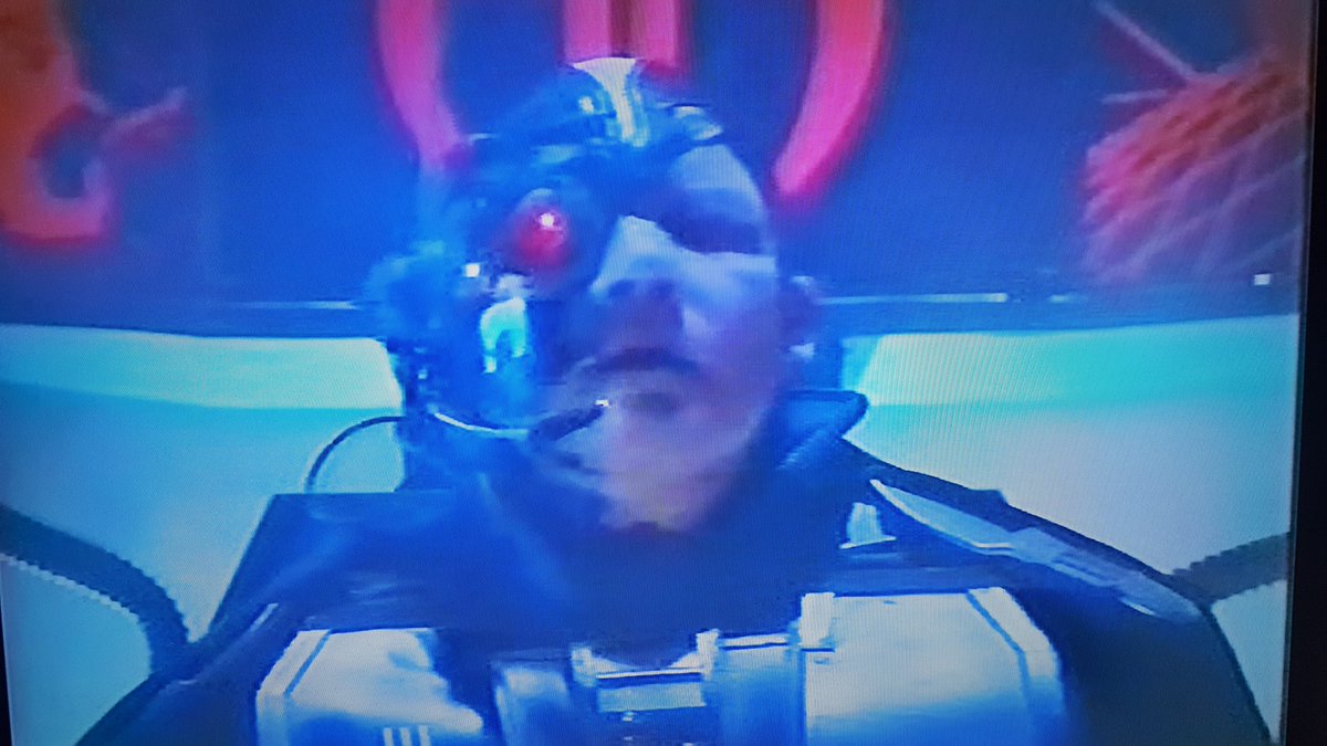 JBeaverton's tweet image. Before there was Locutus there was Lord Dread! #cyborg #halfhuman #halfmachine #captainpower #Retro