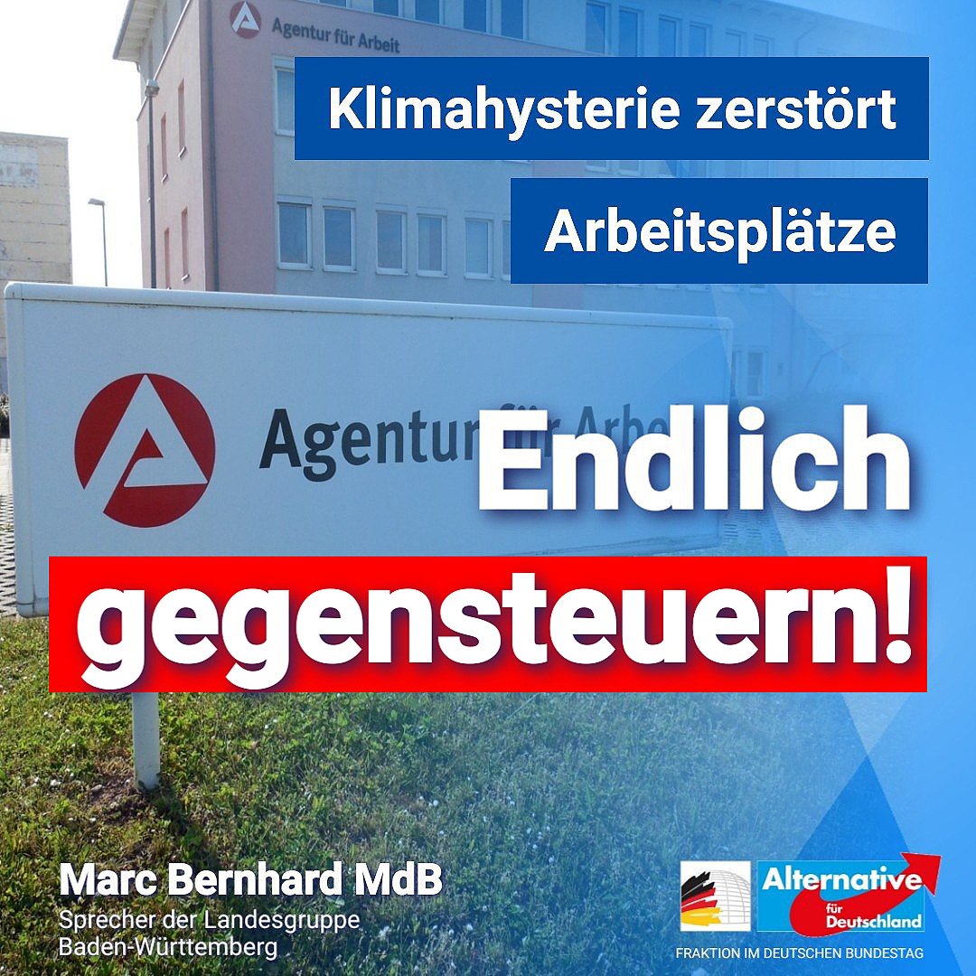 MarcBernhardAfD's tweet photo. #Klimahysterie zerstört Arbeitslätze! #Wenn Daimler hustet, hat der Schwabe Grippe. #Deutsche Wirtschaft im Sinkflug. #8Monate Auftragseinbruch! #Samuelsson: Autos bauen, nicht anderer Leute Probleme lösen! #Bernhard ➡️https://t.co/9GOHq7RaWl https://t.co/9S0gW11k4x