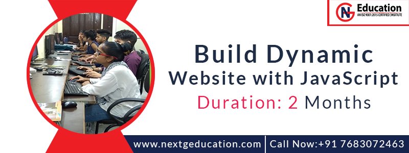 nextgeducation's tweet image. #NextGEducation finest #JavaScriptTrainingInstitute provide the #JavaScriptCourse with fundamentals and basic object-oriented concepts using the latest JavaScript syntax. For more details call on:+91 7683072463 Mail: nextgeeducation@gmail.com visit:bit.ly/2xMa7zI