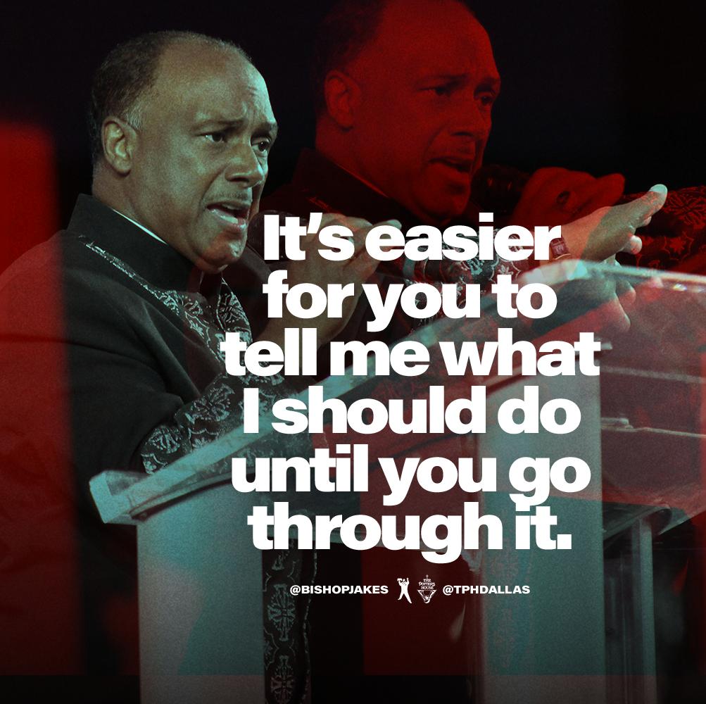 BishopJakes's tweet photo. Dismiss input from people who can’t relate to your plight. Fools take no pleasure in understanding, only in expressing opinions. (Proverbs 18:2). 

Watch #ATapOnTheShoulder with #BishopAlfredLRinger at https://t.co/XD8XfQNenr or the TD Jakes mobile app. #TPHOnline https://t.co/U10udRUEjS