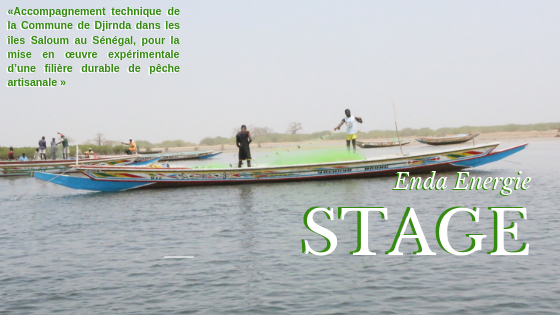 #OffreDeStage #PecheDurable #Recherche 
Dans le cadre de son projet sur la filière durable de pêche artisanale» <a href="/endaenergylinks/">ENDA ENERGIE</a> recherche 02 stagiaires qui travailleront chacun sur l’un des thèmes suivant: 📲bit.ly/2Y2y6JK
Merci de #ReTwitter #kebetu