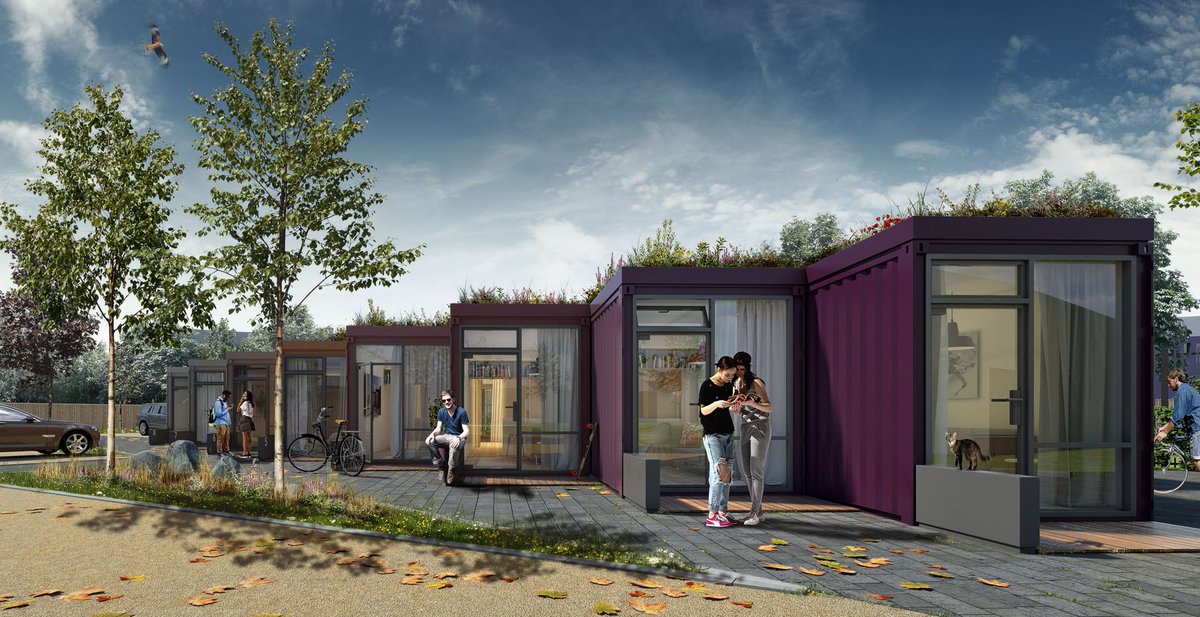 LABMmag's tweet image. .@FBMArchitects secure planning consent for a scheme of new #microhomes in #Aylesbury for @TrustVAHT as part of the Vale of Aylesbury Housing Trust's programme of regenerating #garagesites. Read about it here: 
labmonline.co.uk/news/planned-c…

#regeneration #eneryefficiency #socialrent