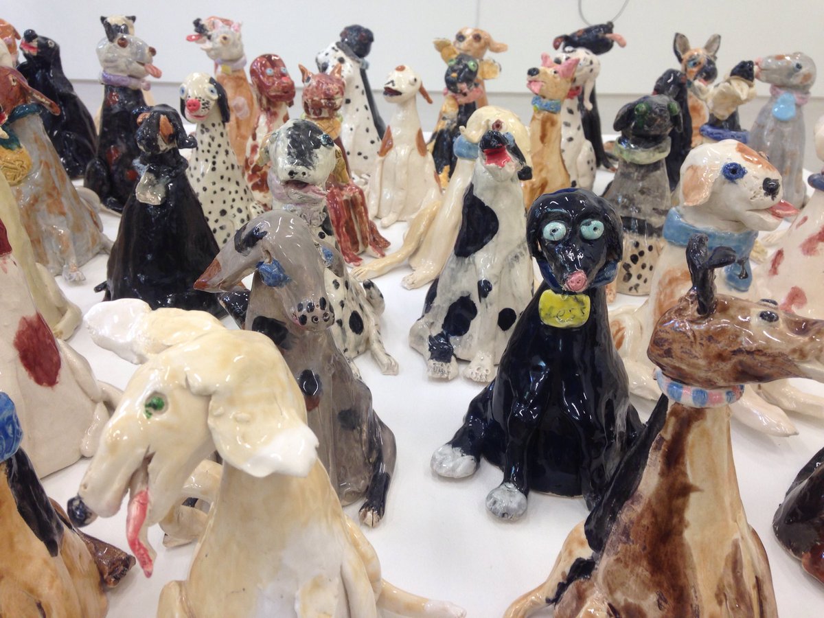 See how 'Art makes children powerful!' Visitors to ⁦<a href="/royalacademy/">Royal Academy</a>⁩ First ever young persons Summer Exhibition are already arriving! Open from tomorrow, do see our new National children's Art exhibit.
