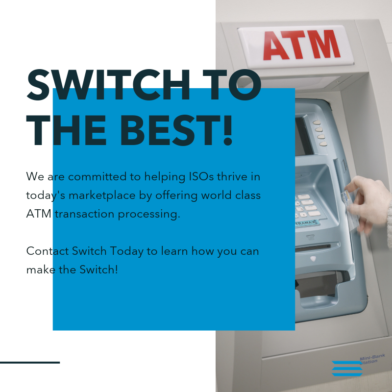 What are you waiting on Switch to the Best! Contact info in bio. 

#FridayFeature #HappyFriday #ATMProcessor #ATM #ATMManagement #TeamSwitch