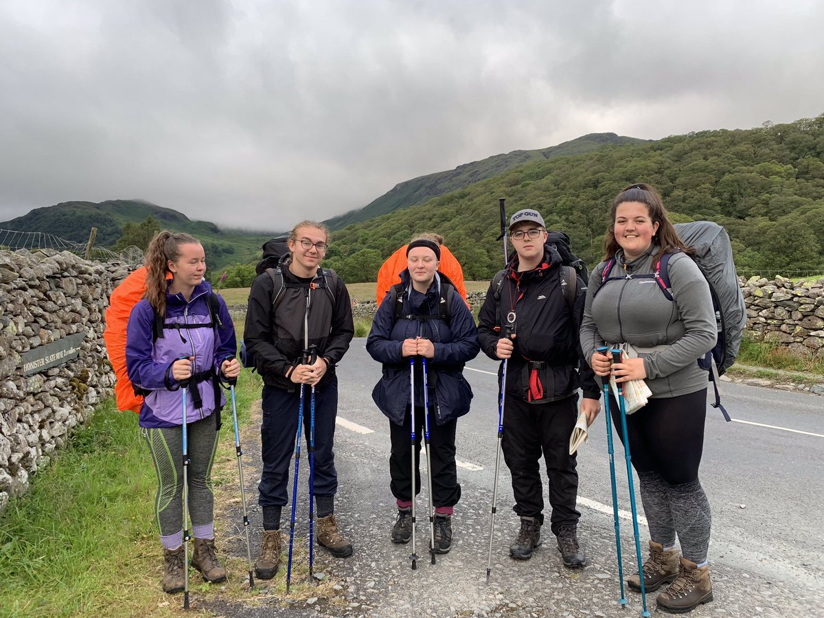 CompanyDofe's tweet photo. @CoopersCompany @DofE Gold head off on their last day in the Lake District with @samsykesdofe @SamSykesLtd just been told that both groups crossed the finish line glad to see the end. Both have passed!! @DofELondon @CoopersCompany https://t.co/iKMivhg5MM