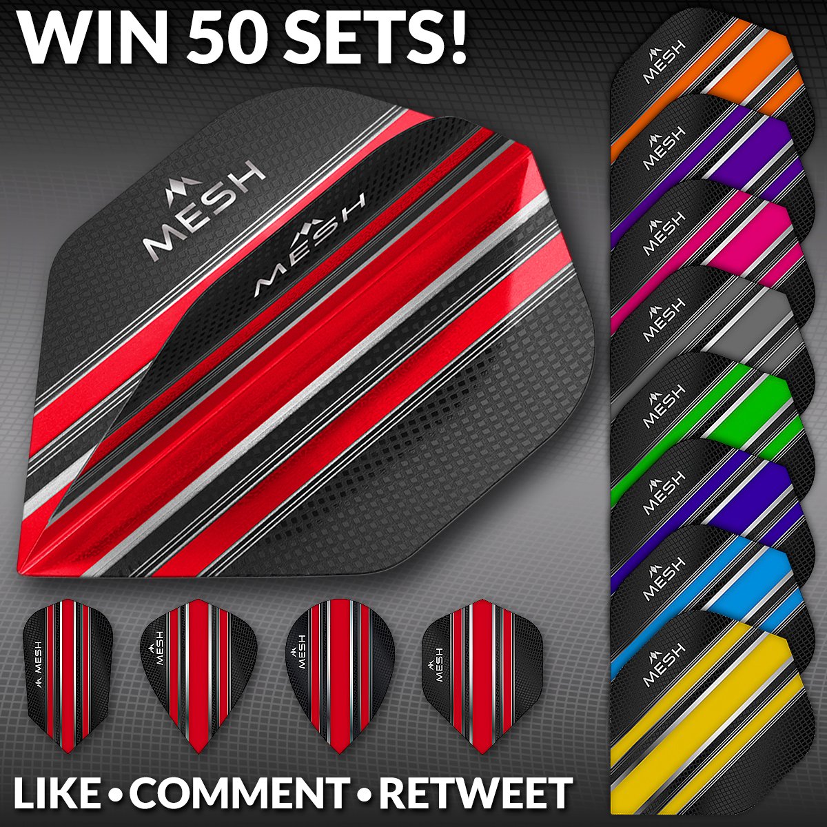 MissionDarts's tweet image. ⭐️For your chance to win 50 sets!!! ⭐️ - Simply Like, Retweet and Comment on your favourite shape and colour.
 Good Luck Everyone. Closing date July 19th