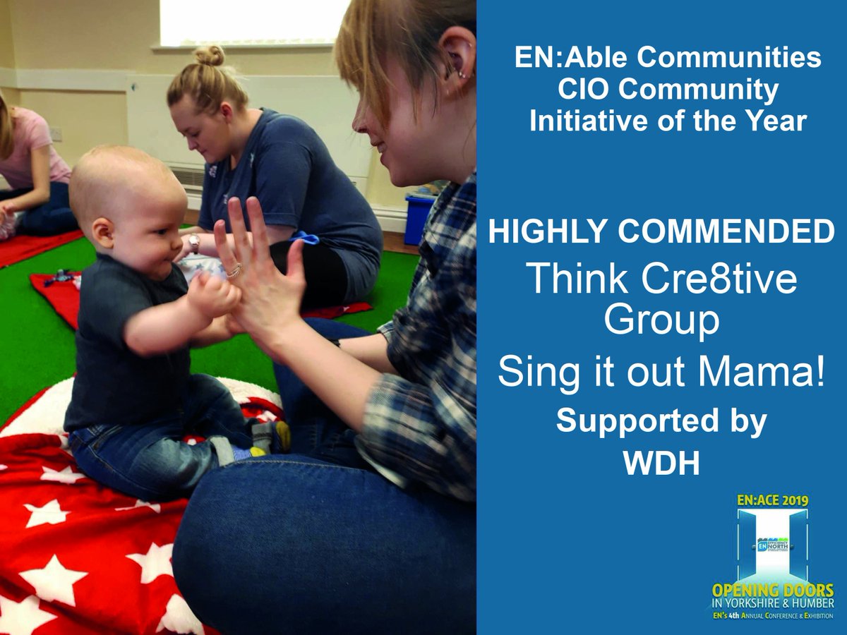 EfficiencyNorth's tweet photo. #FridayFeeling Well done to all this yearโs Social Value Award winners. The standard this year was extremely high. #ENACE2019๐๐๐@ENAbleCIO Communitiy Initiative of the Year HIGHLY COMMENDED
@TCre8tive Group CIC - Sing it Out Mama
Melanie Cossins https://t.co/pR0dzR7tuz