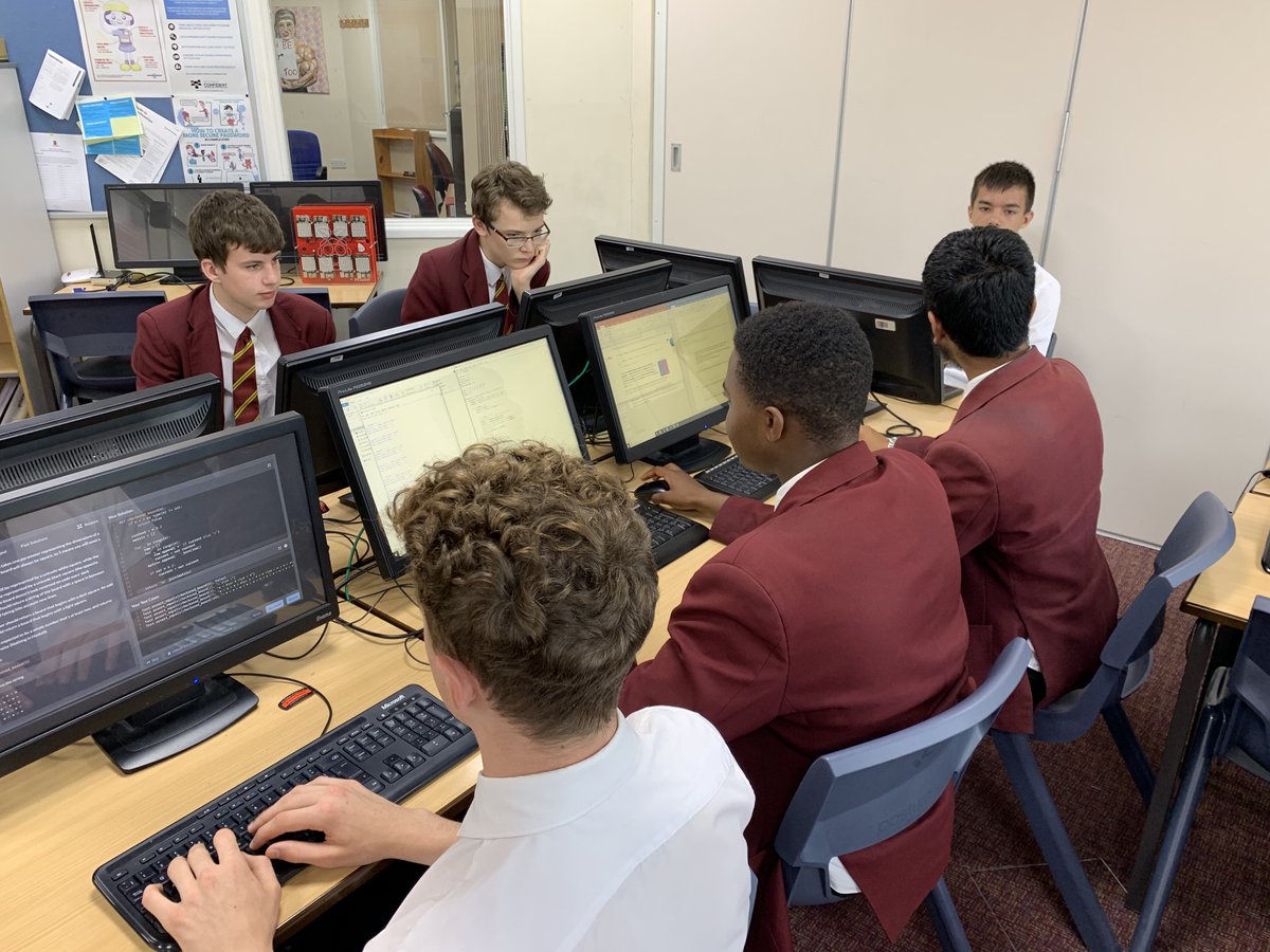 CryptComputing's tweet photo. Year 10 finishing off controlled assessment, our next academic year promises to be exciting with new hardware and extra curricular clubs running. @cryptschool @GCHQ @NCSC #CyberSchoolsHub @RaspberryPi @MagPi #RaspberryPi @getPiTop #PiTopCeed #OctaPi  #UnicornHat @TheCryptSchool https://t.co/NgyjBVEZch