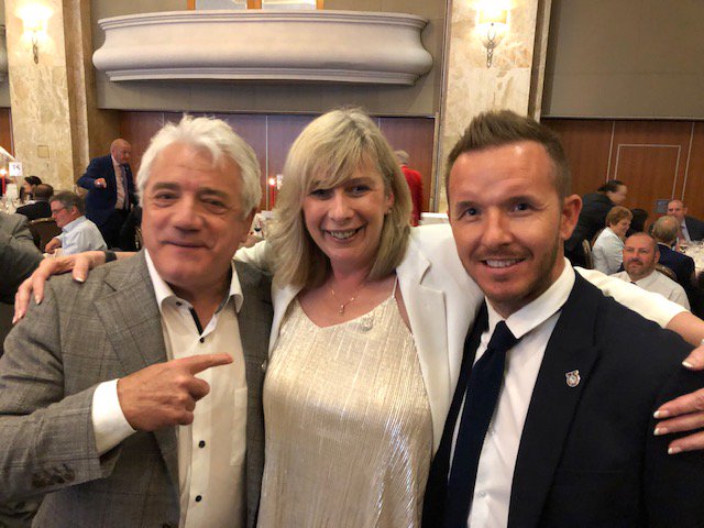 Trakm8's tweet photo. @Trakm8's Anne Lemonofides thoroughly enjoyed the @RHANews Annual Lunch yesterday! Great to meet England football legend Kevin Keegan! Thank you for inviting us @RHANews! #RHA #RHAAnnualLunch #RHA75 https://t.co/jHOK7AOlMx