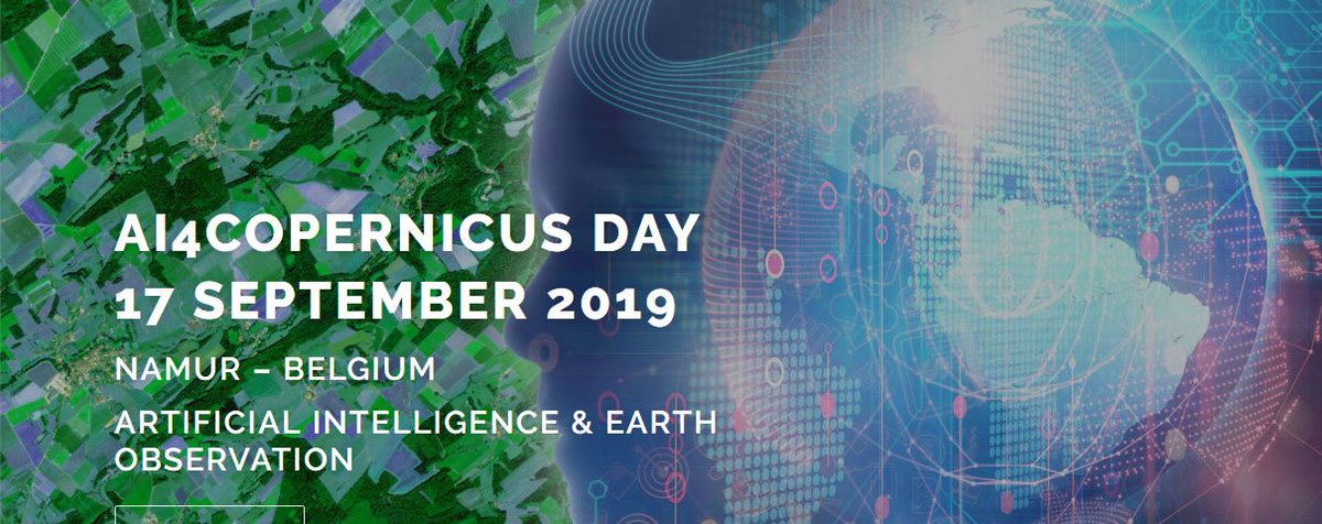 MadridAeroSpace's tweet photo. 📢Interested in #ArtificialIntelligence in #EarthObservation? Don't miss the #AI4Copernicus Day 2019! 🗓️17 September 2019 in Bouge (Namur) 🇧🇪Belgium. Registration is free but compulsory 👉https://t.co/78kT83uR4m @CopernicusEU @CopernicusData #SPACE2IDGO https://t.co/0R4PjgQdA7