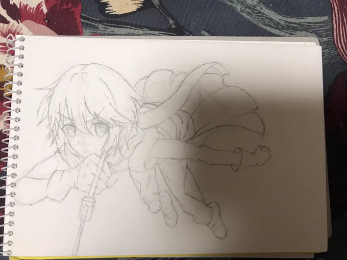 今日の落描き〆(・ω・o) 