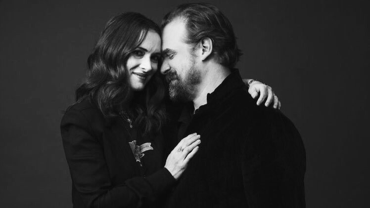 CAPTAlNPUGH's tweet photo. winona ryder and david harbour appreciation tweer https://t.co/gZ4yXWGcUz