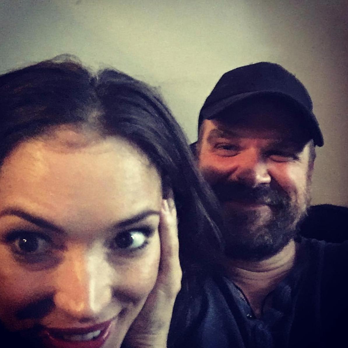 CAPTAlNPUGH's tweet photo. winona ryder and david harbour appreciation tweer https://t.co/gZ4yXWGcUz