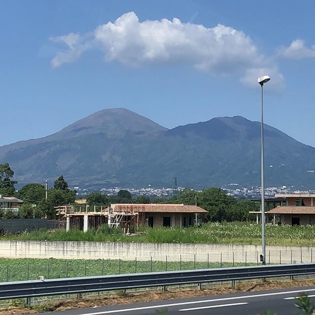 Mount Vesuvius  this is as close as I want to get!