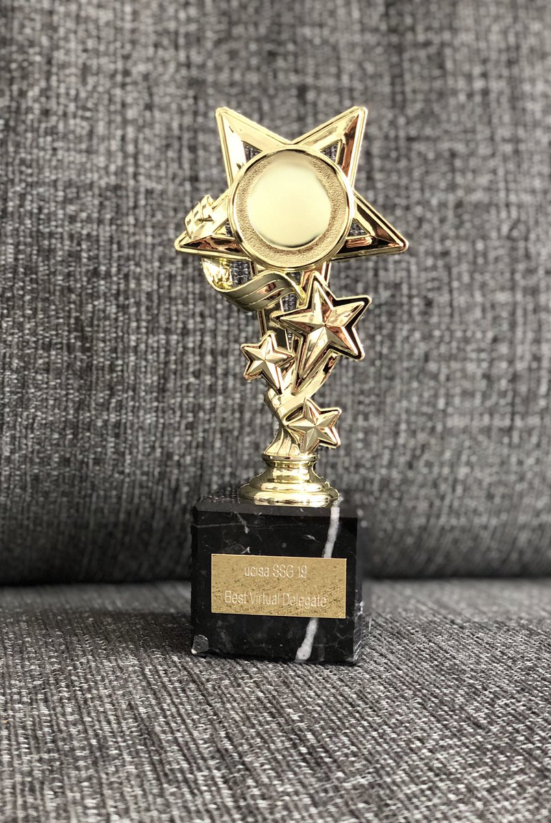 ti316's tweet photo. @g_eds the trophy is on it’s way to you. #ussc19 #bestvirtualdelegate #ussc19cakes https://t.co/QsrprPj1zZ