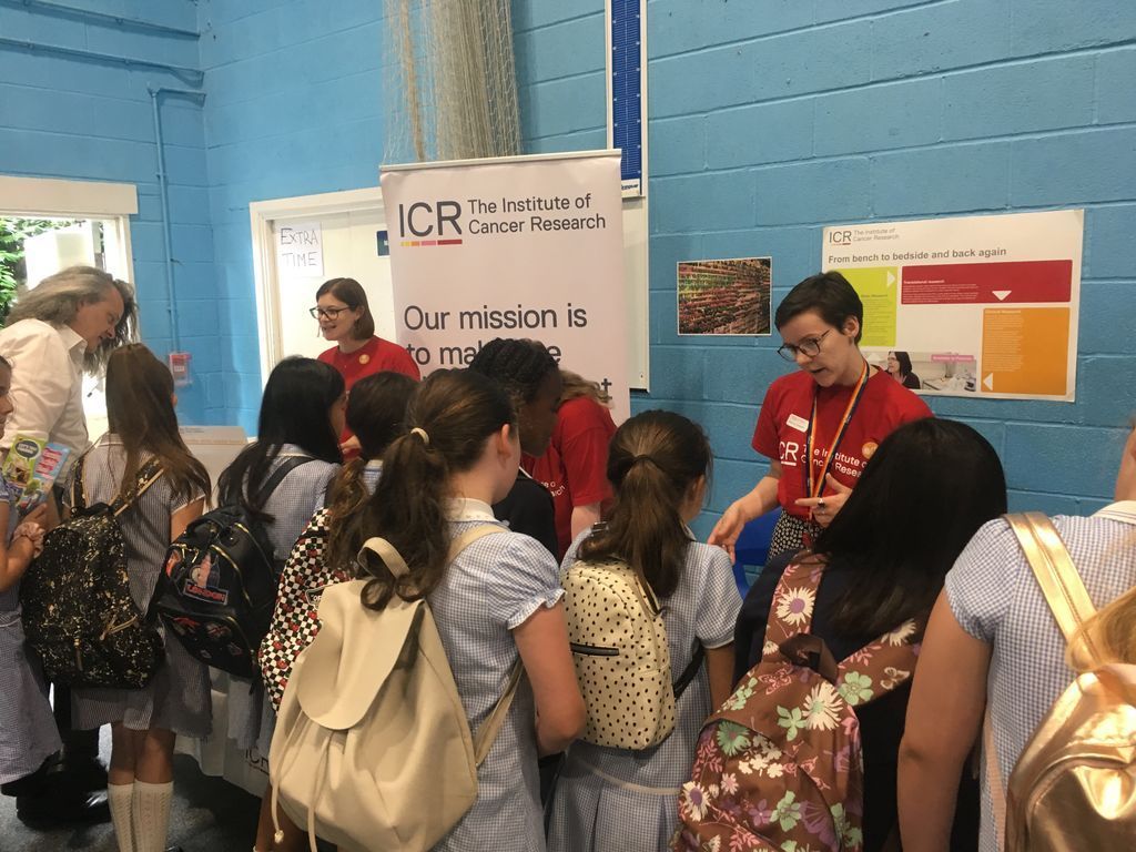 ICR_London's tweet photo. We are in popular demand here today @BigBangFair Sutton! Come and check out our activity on drug discovery - where do our scientists start when they are faced with thousands of different compounds to test to find a new drug? Our lock and key activity shows you how! #STEM https://t.co/DPnHT3j4L5