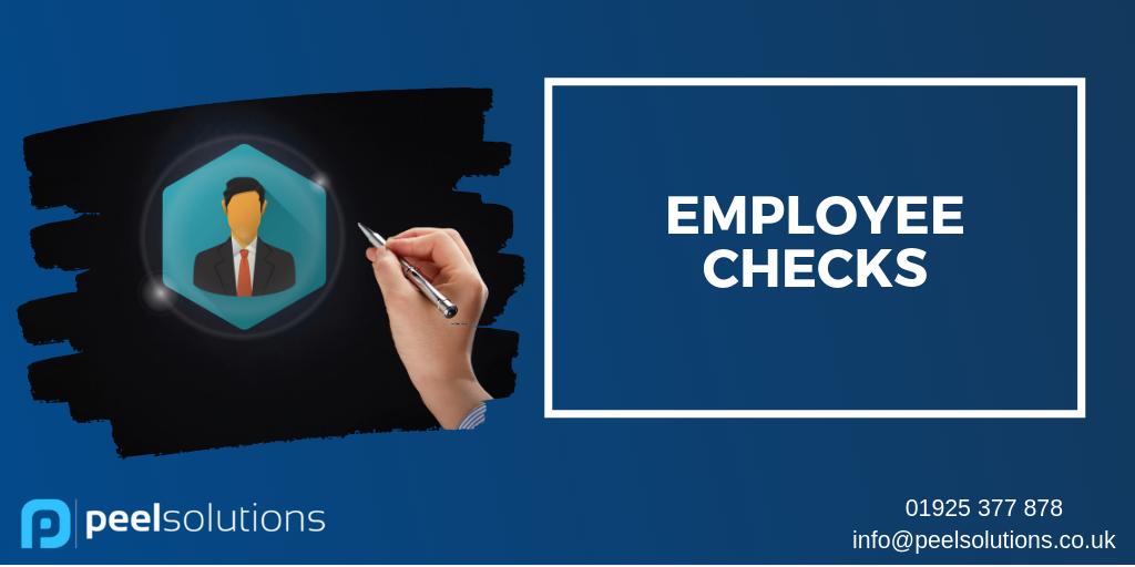 PeelSolutions's tweet photo. #EmployeeChecks are designed to minimise the risk to your business and brand. Reducing the risk of employees who might cause difficulties for the organisation, its employees, customers and suppliers. Read more about this service here: https://t.co/RSXIO3UsRb #HR #HRServices https://t.co/uRjxvgiDDy