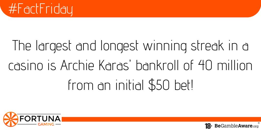 #FortunaFact: Now that's impressive...😱

#casino #fortunagaming #responsiblegambling