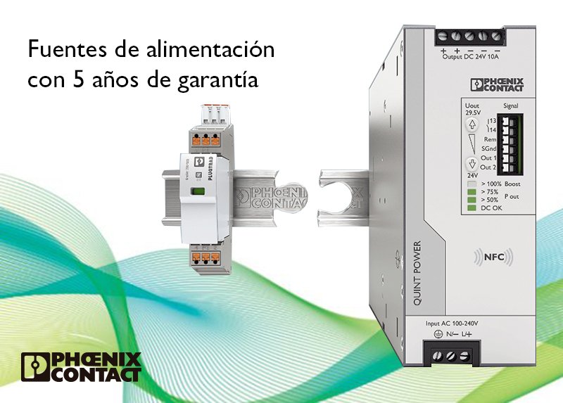 PhoenixContactE's tweet photo. Instala una protección contra sobretensiones #PLUGTRAB SEC con una fuente de alimentación #QUINT4 y consigue una extensión de garantía a 5 años https://t.co/37tJ2U1Qcl https://t.co/isexNKiqbQ