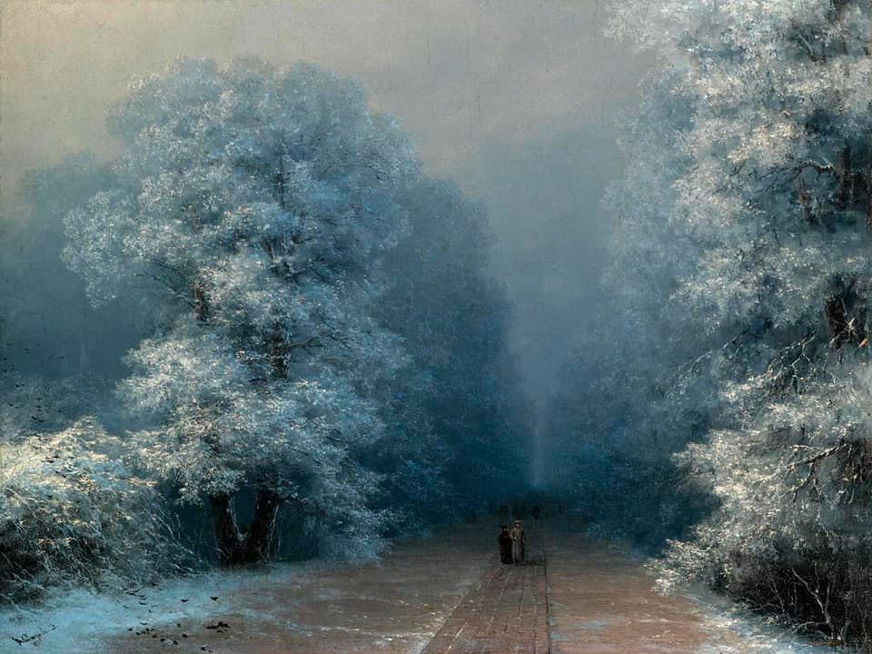 literatura_rte's tweet photo. Ivan Aivazovsky
Paesaggio invernale,1876 https://t.co/ce94KrH5GA
