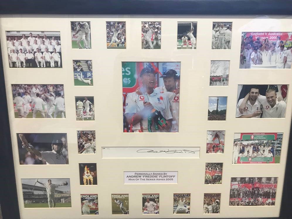 dancarter1986's tweet photo. We have a couple of great items for the silent auction @DSetters_Trophy - now accepting bids on these signed @rogerfederer and @flintoff11 items! DM me to submit your bid! @mndassoc #charity #cricket #mnda https://t.co/olo4lOGTYe