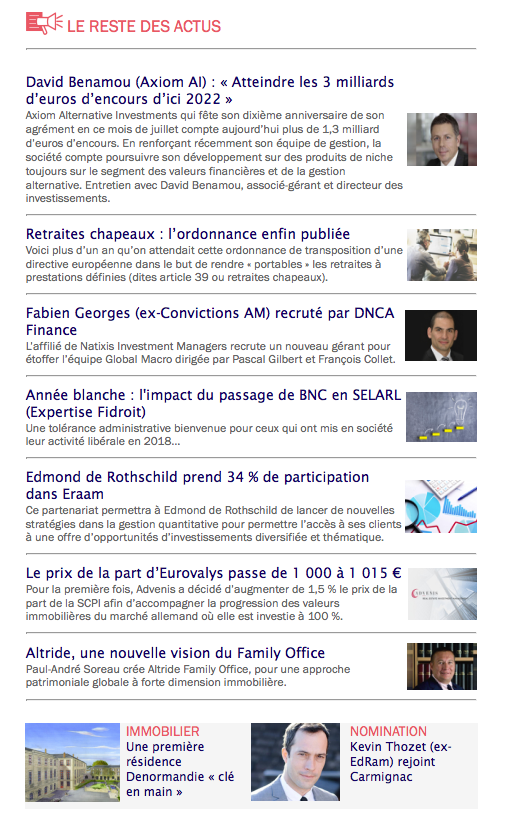 ProfessionCGP's tweet photo. [#VendrediLecture] 
#CGP, on le sait tous, l'actu en #GestionDePatrimoine ne prend pas de vacances 😎☀️, la News Hebdo  dresse le récap' de l'info qu'il ne fallait pas manquer  ➡️ https://t.co/dU5p2lITMh

#Immobilier #bitcoin #AssetManagement #SCPI #FamilyOffice https://t.co/OmWkDvhfjI
