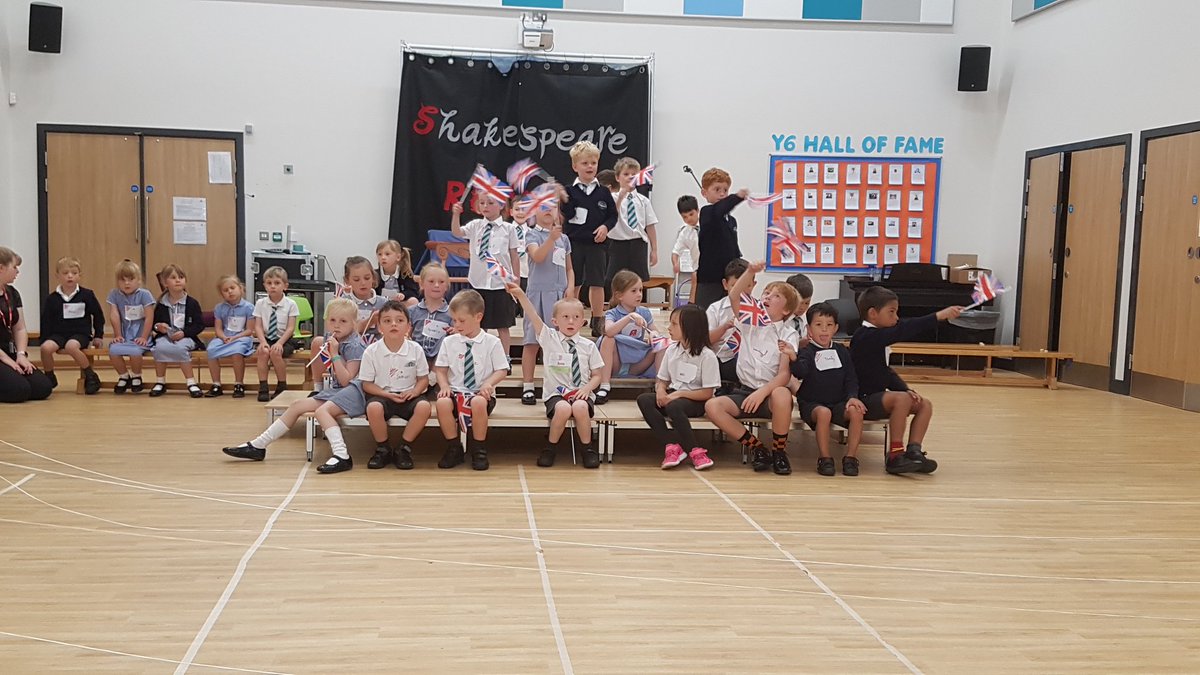 silverstonesch's tweet photo. The #BritishGrandPrix comes to Silverstone Primary @SilverstoneUK  these could be the champions of the future! https://t.co/GSrb2KZVh0