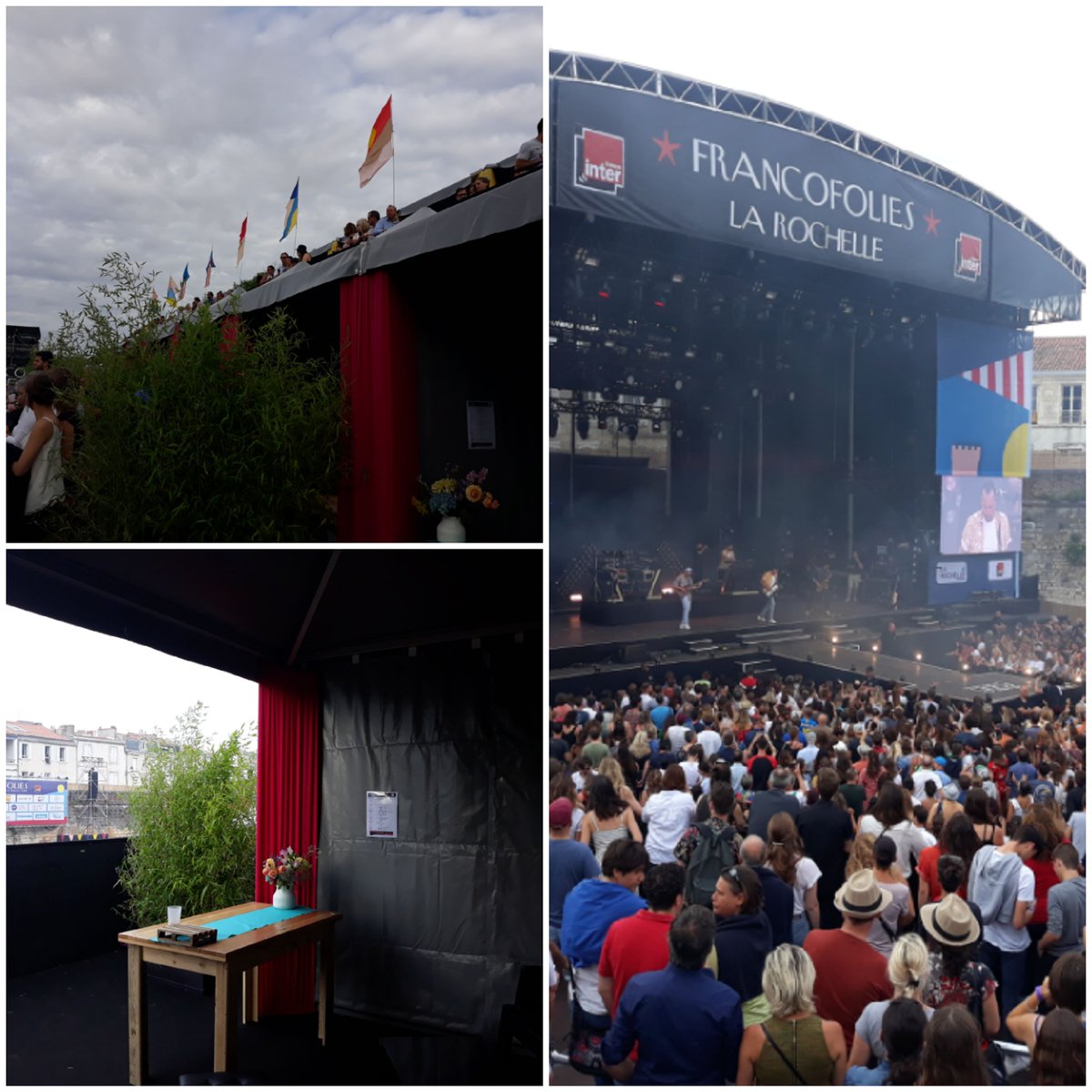 HMCTraiteur's tweet photo. Petit panorama depuis les loges VIP des Francos de La Rochelle. Et une équipe toujours super motivée pour cette 3ème soirée :)
Merci aux Francos et aux invités pour ces supers moments !
#Francofolies #LaRochelle #traiteur https://t.co/t4ZHugQgiT