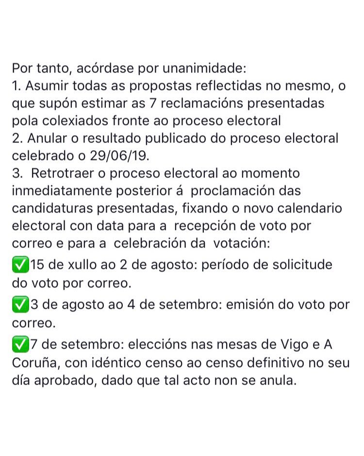 📢 #FelizVenres #FelizViernes ATENCIÓN COLEXIAD@S‼️ COMUNICADO DA XUNTA DE GOBERNO EN FUNCIÓNS RELATIVO ÁS #ElecciónsCOFIGA2019 ⬇️⬇️
cofiga.org/ciudadanos/sal…