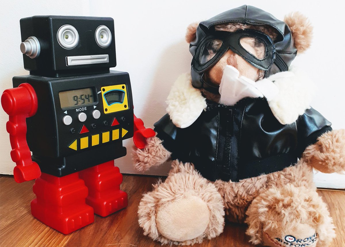 A relationship between a bear and artificial intelligence still seems a distant prospect, Mr. Bot is not much fun. But a relationship between a bear and a human is a reality. Start your new future today and become a #befriender
#RAFfamily #RoyalAirForces #loneliness #ALONE