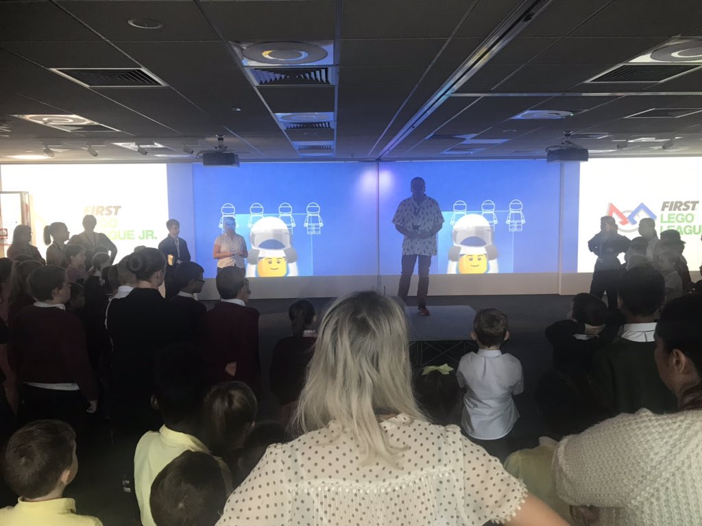CapgeminiUK's tweet photo. Welcome teams from 6 schools attending our #FLLUK Expo in Telford. Showcasing their #LEGO models, research and everything they have learnt as part of this global #STEM programme delivered locally in partnership with @TelfordWrekin. The ASE has been transformed! https://t.co/u7BCgQ2GNH