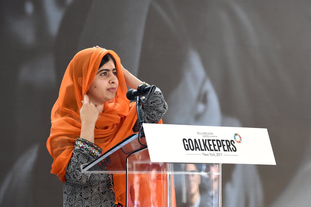TheGlobalGoals's tweet image. Not just today, but every day we celebrate this incredible woman. Happy Birthday @Malala 💫